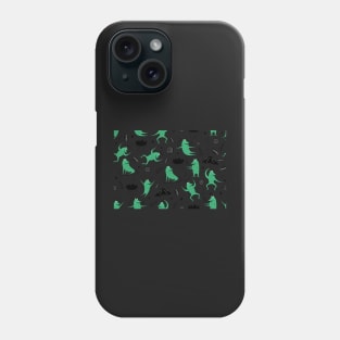 Frogs and Rain Clouds Phone Case