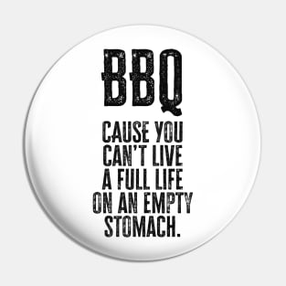 BBQ - Cant` live without it / funny barbeque quote Pin