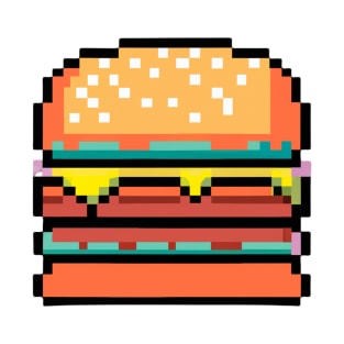 Pixel art burger 1 T-Shirt