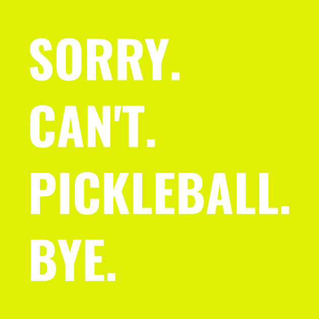 Funny Pickleball by Little Duck Designs