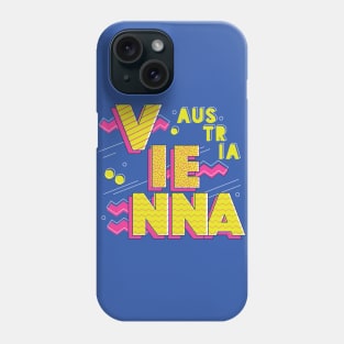 Retro 90s Vienna, Austria Phone Case