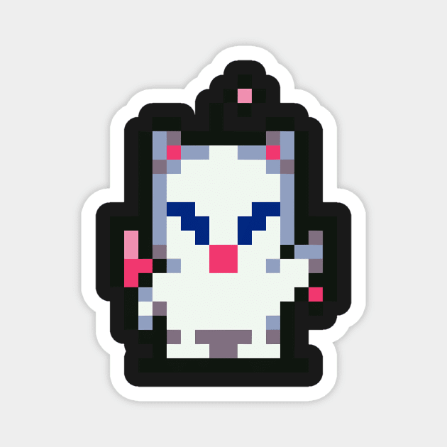 8-Bit Moogle Magnet by ergilHoban9