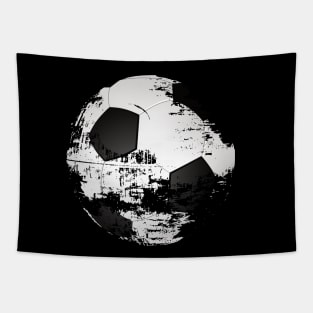 soccer ball under construction Tapestry