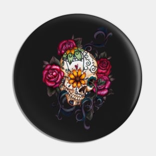 Sugar skull Pin