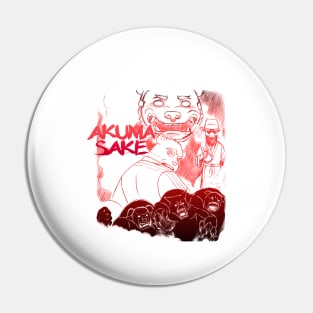 Akuma Sake,"The Druken Demon" Pin