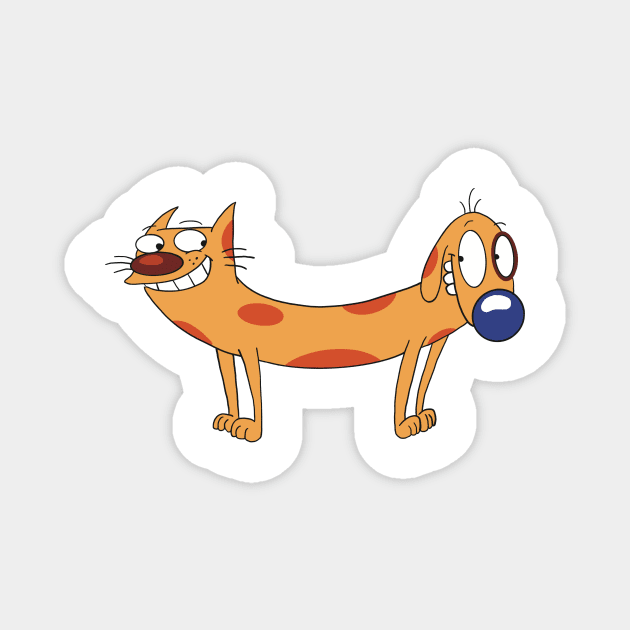 CatDog Magnet by FoxtrotDesigns