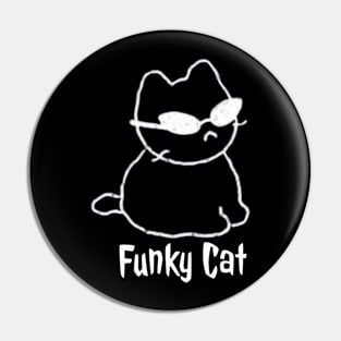 Funky Cat Pin