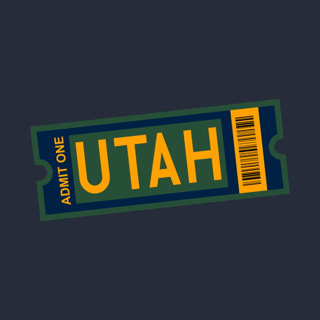 UTAH Ticket by CasualGraphic