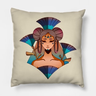 Blue Lotus Pillow