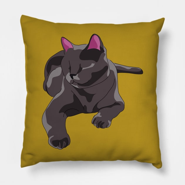 Companion No 2 - Full Color Pillow by Fun Funky Designs