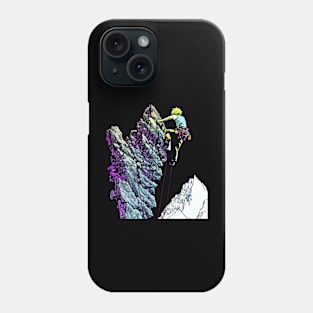 Rock Climbing T-shirt Phone Case