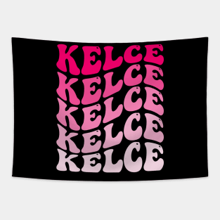 Vintage Kelce First Name Boy Kids Personalized Girl 70's Tapestry