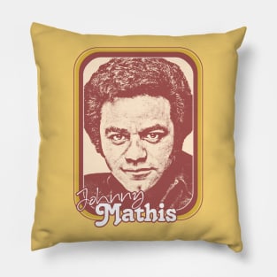 Johnny Mathis // Retro Style Fan Design Pillow