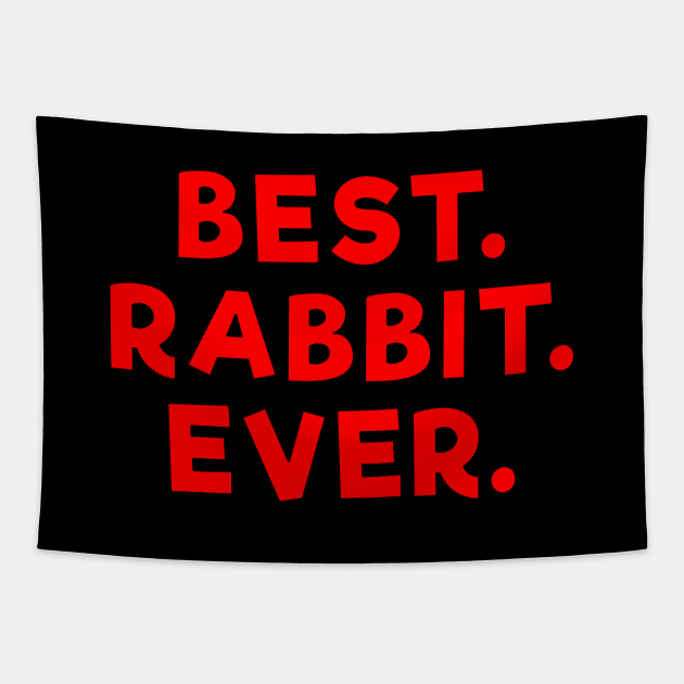 best rabbit ever Red Tapestry by Dolta