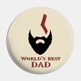 World's Best Dad Pin