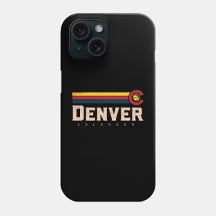 Retro Vintage Denver Basketball - Denver Colorado B-ball Phone Case