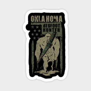 Oklahoma Bigfoot Hunter Magnet