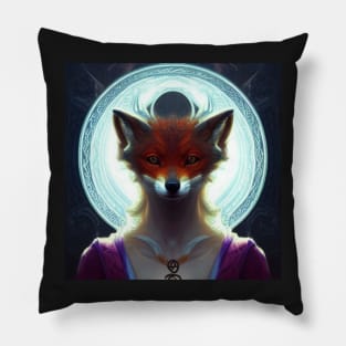 Celtic Fox God Pillow