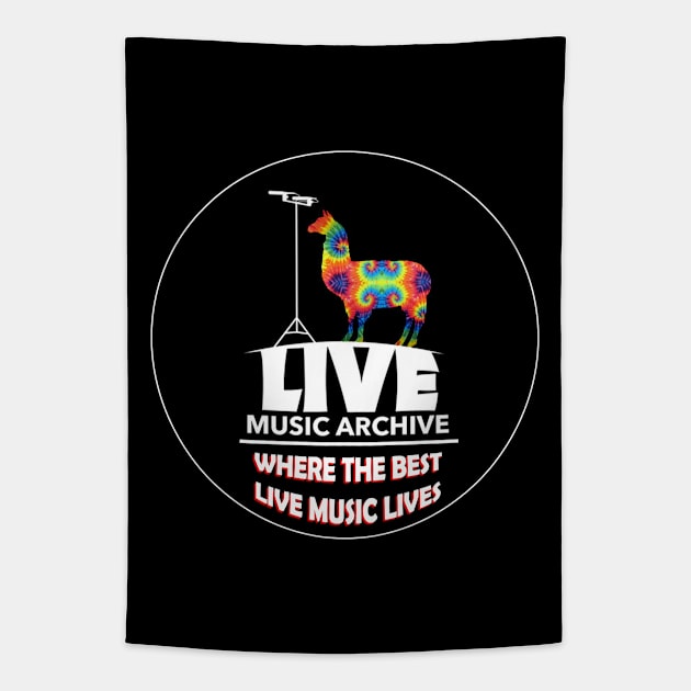 The Best Live Music Is Here Tapestry by My Swinguard