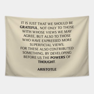 Aristotle's Quote Tapestry