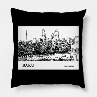 Baku Azerbaijan Pillow