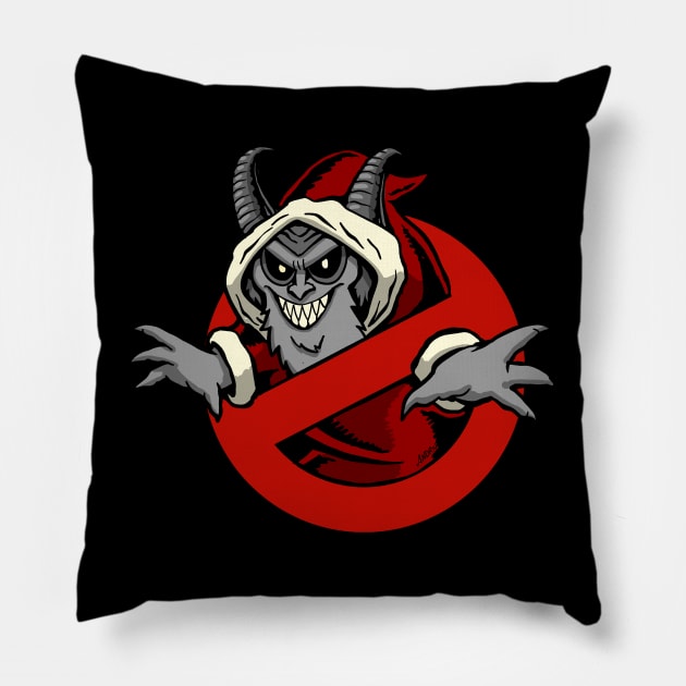 Krampusbusters Pillow by Andriu