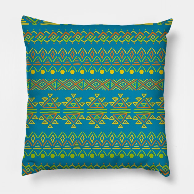 Set of geometric seamless patterns Pillow by Olga Berlet