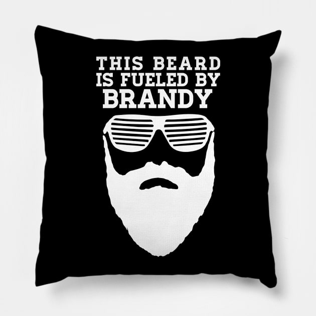 This Beard is Fueled by Brandy Pillow by WordWind