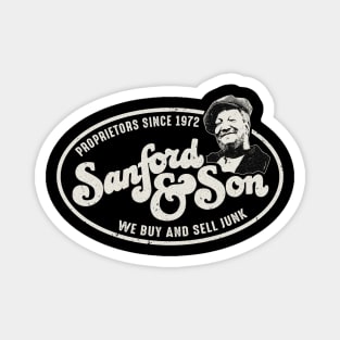 Sanford and Son Worn Logo Magnet