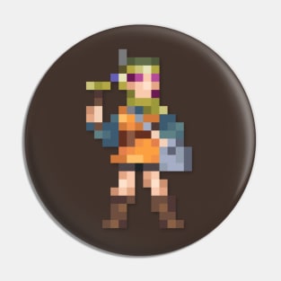 Lucca low-res pixelart Pin