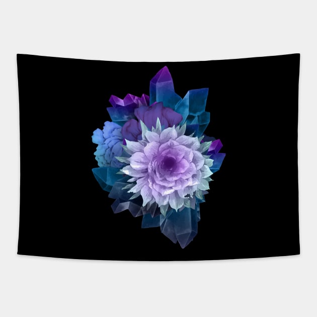 Crystal Floral Tapestry by shaireproductions