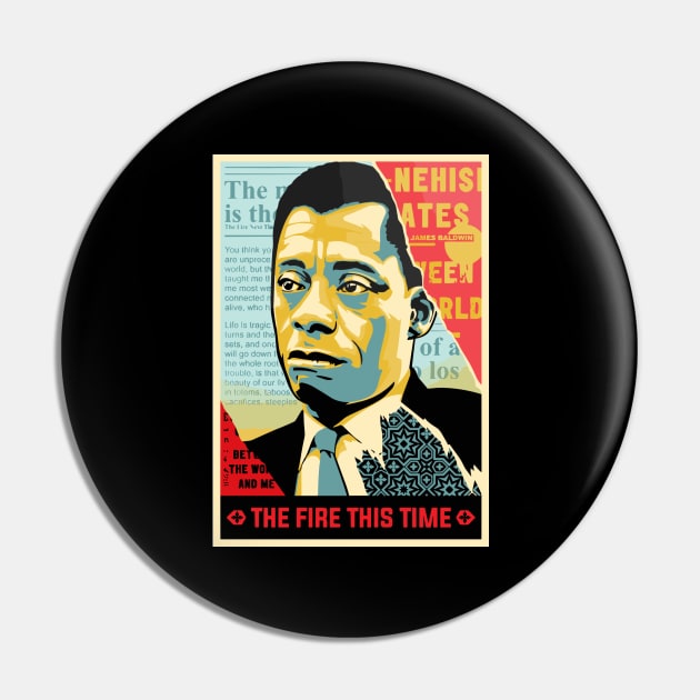 James Baldwin Pin by alphacreatives