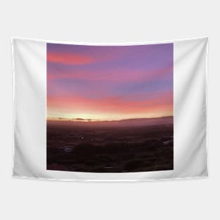 A pink sunset Tapestry