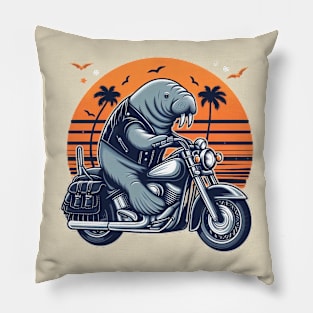 Walrus Rider Pillow