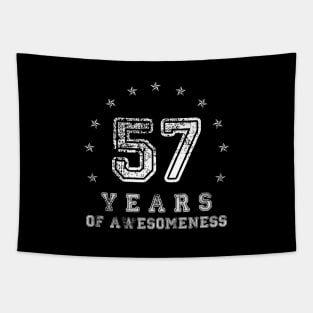 Vintage 57 years of awesomeness Tapestry