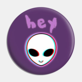 Alien  welcomes you in area 51 Pin