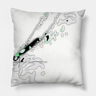 feedback trails Pillow