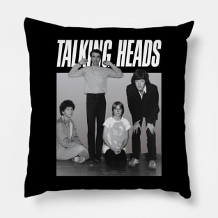 Vintage 80s Talking Heads Pillow