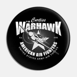 WW2 P-40 Warhawk Pin