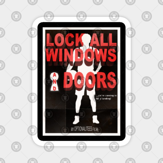 Lock All Windows And Doors Basketball Magnet Teepublic