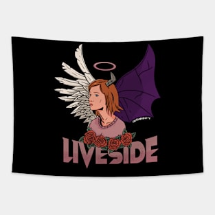 angel and demon Tapestry