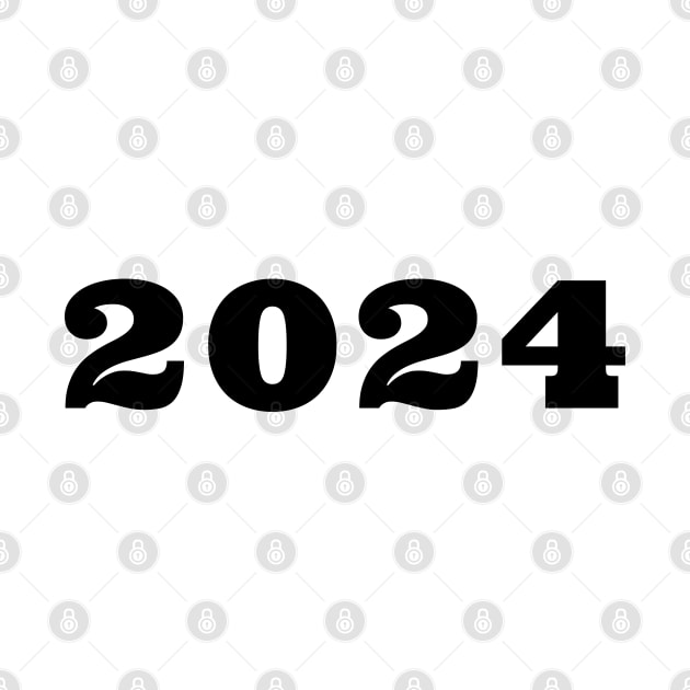 Class Of 2024. Simple Typography 2024 Design for Class Of/ Graduation Design. Black by That Cheeky Tee