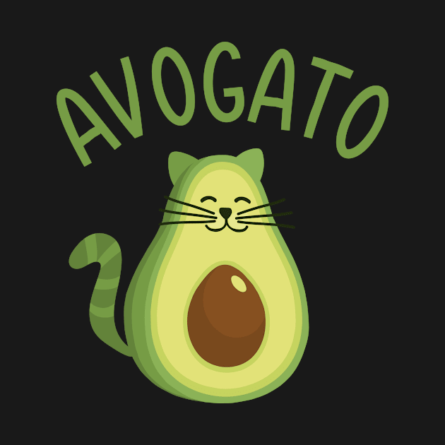 Funny avogato cat for avocado lover and Cinco de Mayo by Designzz