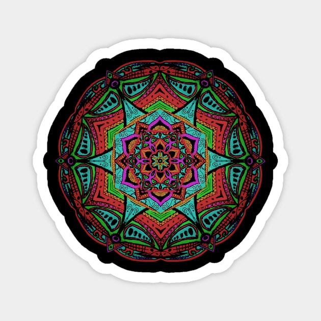 Evolve Mandala Magnet by Shumlosh