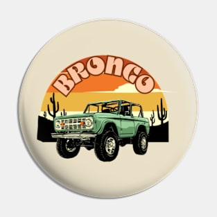 Retro Bronco Pin