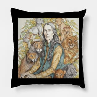 Jane Goodall scientist Pillow
