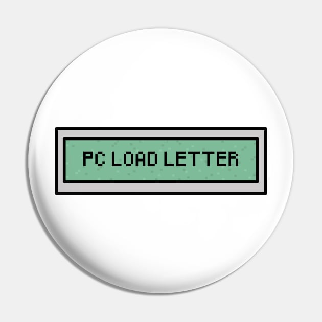 PC Load Letter Pin by WinterWolfDesign