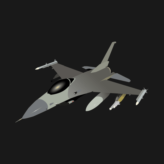 American F16 Jet Fighter by NorseTech