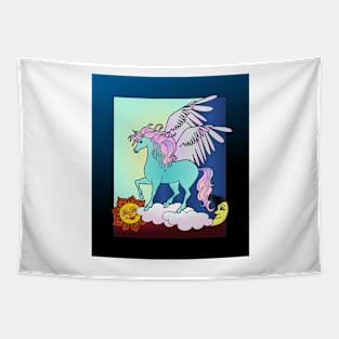 Unicorns 61 (Style:1) Tapestry