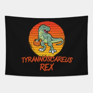 Funny Halloween Dinosaur - Tyrannoscareus Rex - T Rex Tapestry